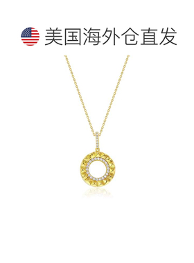 自营Suzy Levian Yellow Sterling Silver White Cubic Zirconia