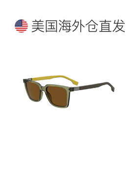 自营hugo bossBOSS 1574/S 0GP7 70绿色/黄色/棕绿色/黄色 美国奥