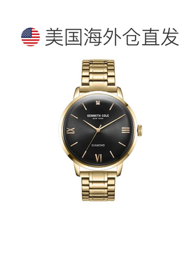 自营Kenneth Cole Men's Classic 42mm Quartz Watch - black 美