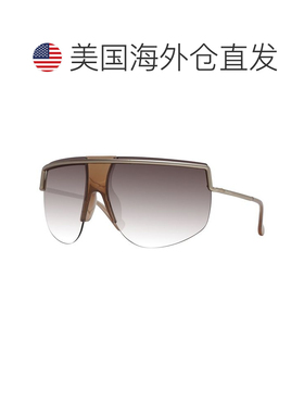 自营Max Mara Metal Women's Sunglasses - gold 美国奥莱直发