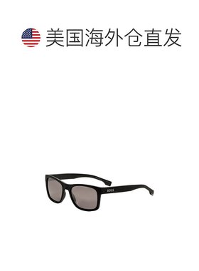自营 Hugo Boss男士55mm哑光黑色太阳镜BOSS1569-s-003-T4-哑光黑