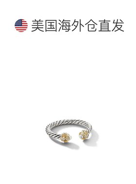 【美国直邮】david yurman 通用 戒指宝石纯银钻石黄金彩色