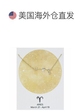 sterling forever\'When Stars Align\' 星座项链 - 金白羊座 【
