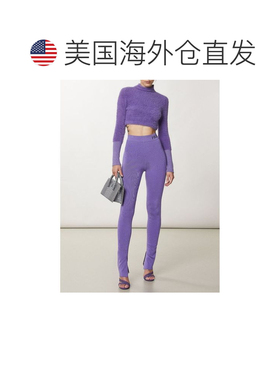 自营Patrizia Pepe Lyocell Skinny Women's Pants - purple 美国