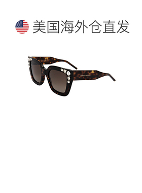 自营Carolina Herrera Women's 52 mm Havana Sunglasses HER0130