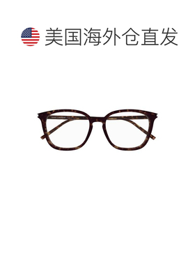 自营saint laurent龟形Sl 783/F方形眼镜-白色 美国奥莱直发