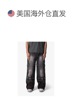 1h可退 【美国直邮】mnml|Void 宽松环牛仔布 - 水洗黑