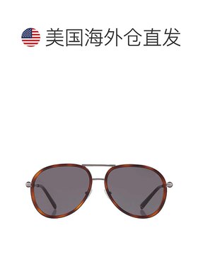 自营Versace Dark Grey Pilot Unisex Sunglasses VE2260 100187