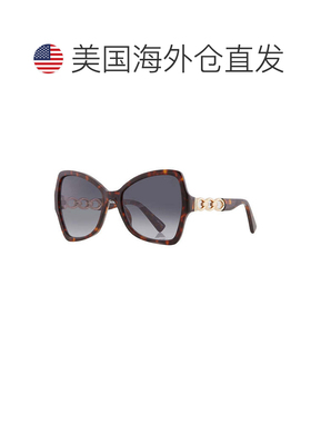 自营Moschino Sunglasses Butterfly Full Rim, Dark Havana Fram