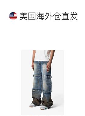 1h可退 【美国直邮】mnml|Void Baggy Ring 牛仔布 - 中蓝色