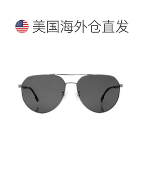 自营Hugo Boss Grey Pilot Men's Sunglasses BOSS 1473/F/SK 06L