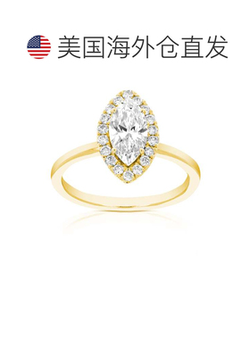 自营vir jewels1 cttw Marquise Lab Grown Diamond Engagement S