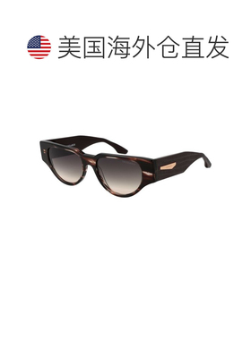 自营Trussardi Acetate Women's Sunglasses - brown 美国奥莱直