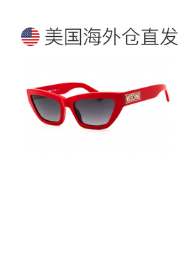 自营moschinoMOS182/S 0C9A 9O红色/灰色渐变-红色 美国奥莱直发