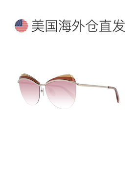 自营Emilio Pucci Metal & Plastic Women's Sunglasses - gold