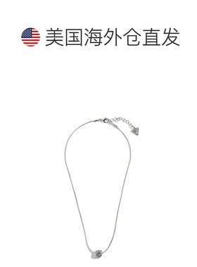 自营 guess闪光桶形项链 - 银白色 美国奥莱直发吊坠蛇骨链