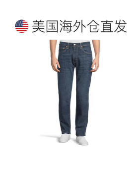 自营Men's Levi's 505 Jeans  Blue Denim Mid Rise Regular Fit