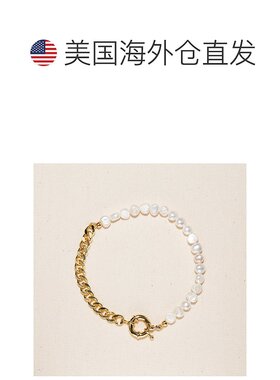自营 joey baby Lauren 珍珠链手链 金色 美国奥莱直发