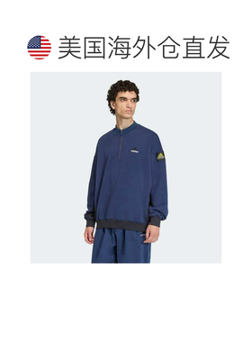 自营Men's adidas adidas Equipment Blocked Half-Zipper - nigh