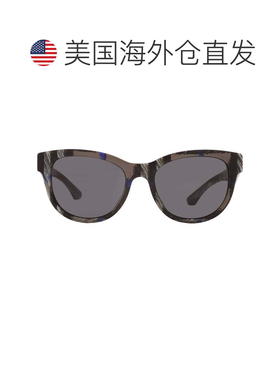 自营Burberry Dark Grey Oval Ladies Sunglasses BE4432U 414787