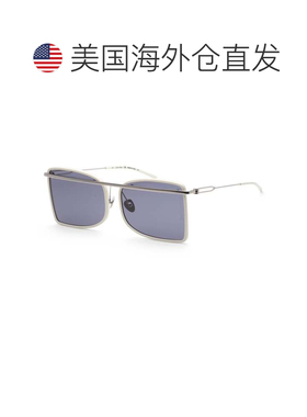自营Calvin Klein NYC Unisex 60 mm White Sunglasses - white