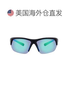 自营Nike Green Mirror Wrap Men's Sunglasses NIKE SKYLON ACE