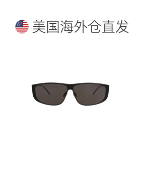 自营saint laurentShield-Frame金属太阳眼镜-黑色 美国奥莱直发