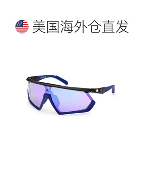 自营adidasSP0054 02Z哑光黑色/蓝色/渐变或镜面紫罗兰色-哑光黑/
