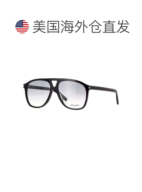 自营saint laurentSL596 DUNE 006黑色/灰色渐变-黑色 美国奥莱直
