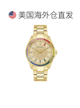 自营Bulova Men's Crystal Phantom 45.5mm Quartz Watch - cryst