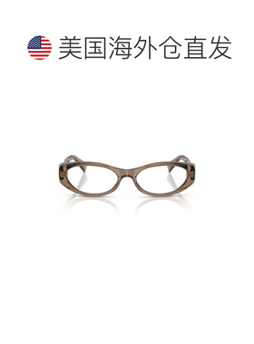 自营miu miu0mu 03zv Translucent Brown Acetate Cat-Eye Sungla