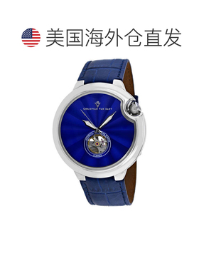 自营Christian Van Sant Men's Cyclone Automatic Blue Round 46