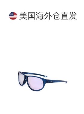 自营Under Armour Women's Blue Crystal 59mm Sunglasses - blue