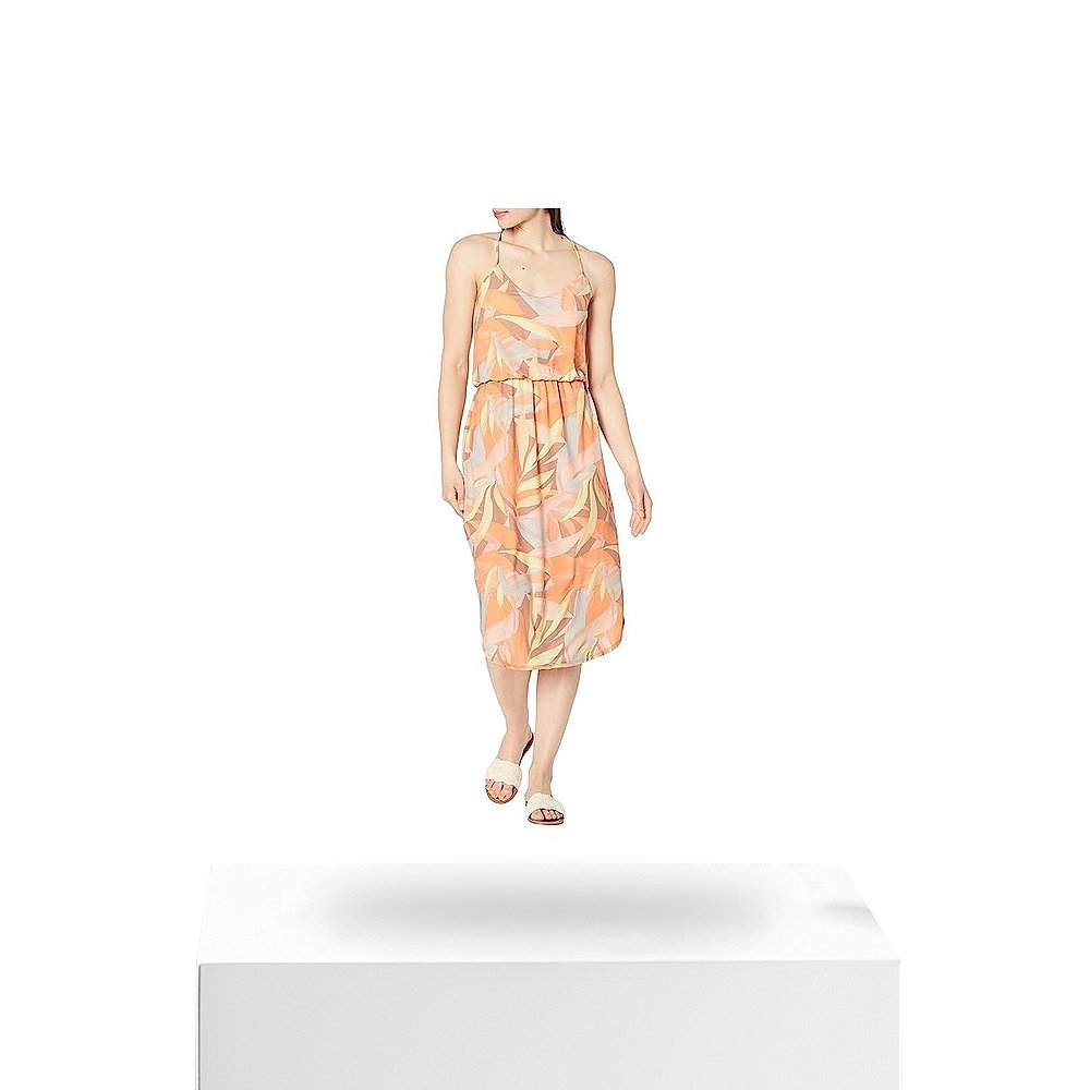 自营 prAna Ayla连衣裙女式橙色冬至热带经典无袖ASM207-橙色 美 - 图3