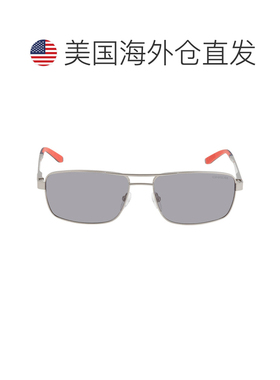 自营Carrera Gray Flash Silver Rectangular Unisex Sunglasses