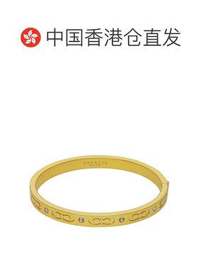自营  COACH蔻驰 logo双C时尚经典百搭女士手镯