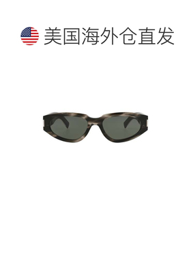 自营saint laurent圆形镜框回收醋酸纤维太阳眼镜-multi 美国奥莱