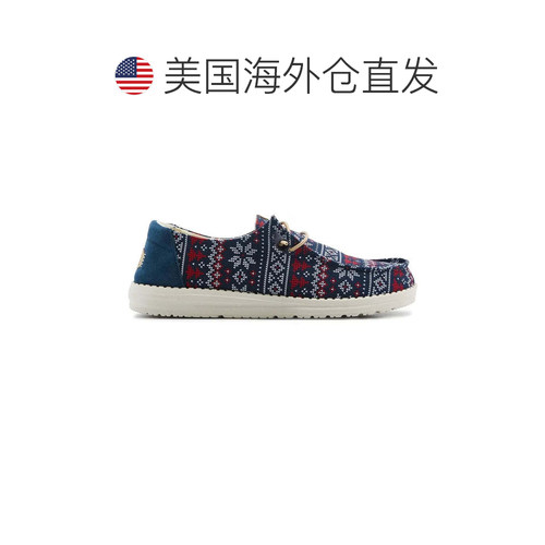 自营Hey Dude Wendy Winter Sweater 43536-4HQ Womens Navy Mult - 图1
