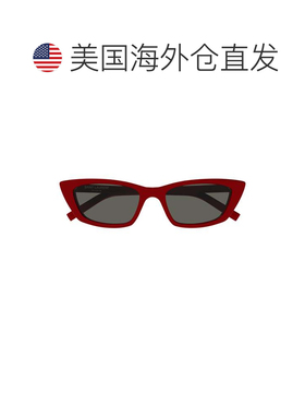 自营saint laurentSl 277 Angular Cat-Eye Red Sunglasses - red