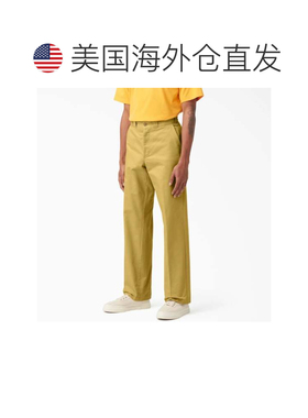 自营Men's Dickies Work Pants  Dark Khaki Stonewash Straight