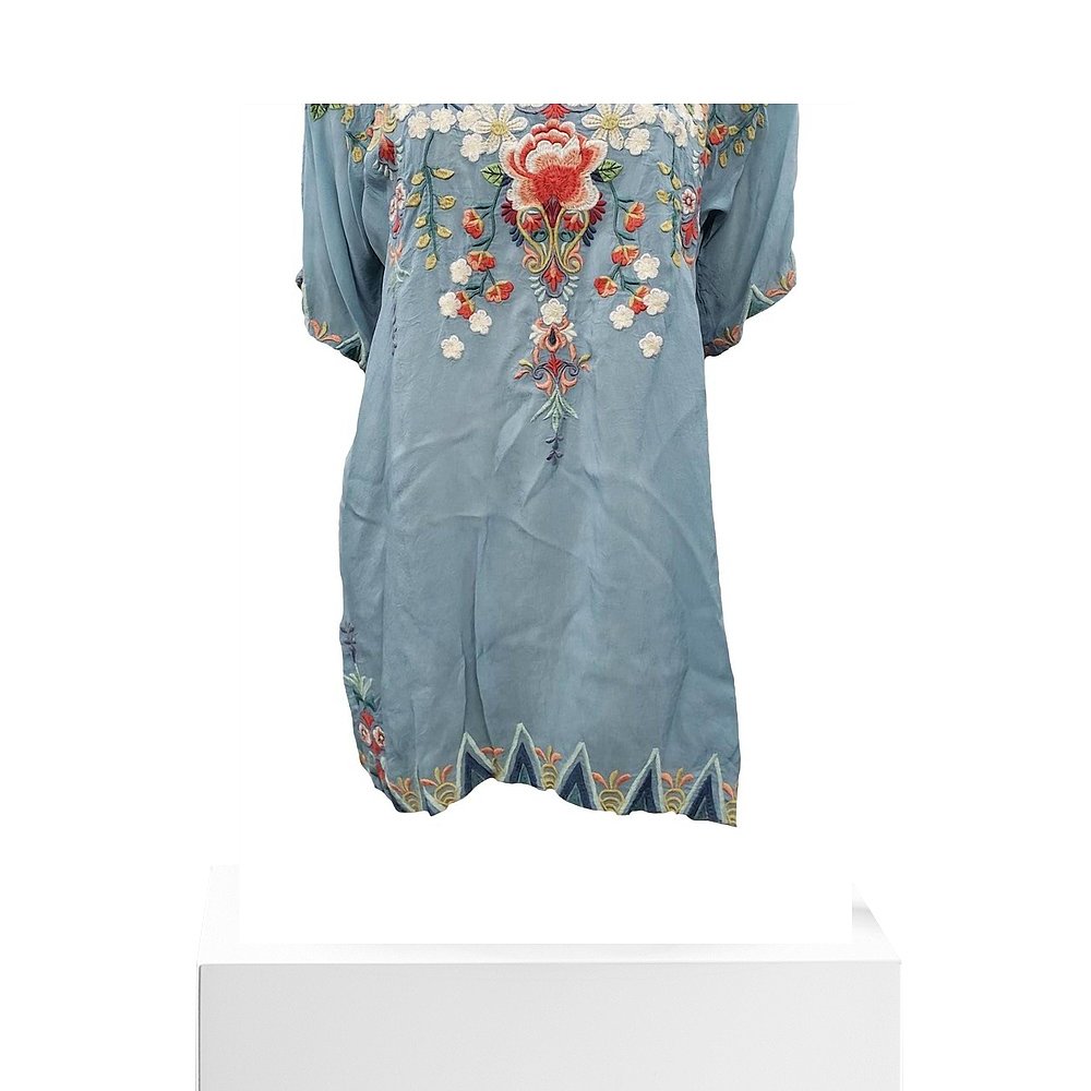 johnny wasWomen's Tamaya Tunic In Sky Blue - sky blue 【美国 - 图3