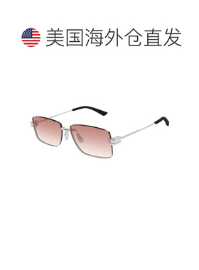 自营bottega venetaBV1126S 007银色/红色渐变-银色 美国奥莱直发