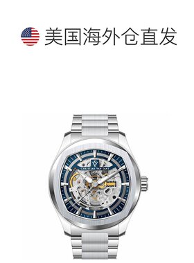 自营Christian Van Sant Men's Romeo Blue Dial Watch - blue 美