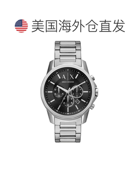 自营Armani Exchange Men's Classic Black Dial Watch - black