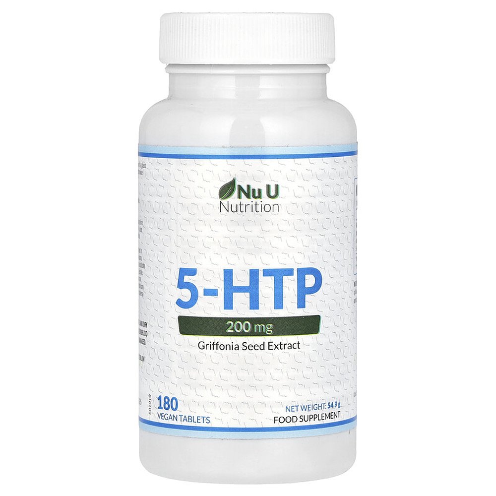 香港直发Nu U Nutrition5 HTP素食片健康温和易吸收180片 - 图2