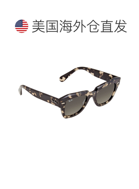 自营ray-banRay Ban State Street Fleck灰色渐变方形男女通用太R