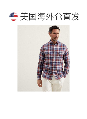 自营Brunello Cucinelli Linen Pattern Men's Shirt - bicolor