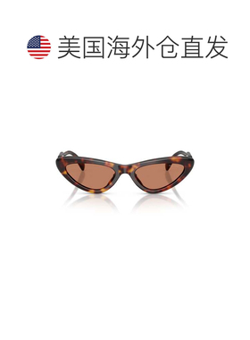 自营miu miu0mu B11su Cat-Eye Tortoiseshell Sunglasses - neut