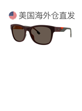 自营Lacoste墨镜哑光绿色/灰色-橙色 美国奥莱直发