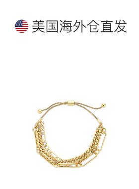 自营sterling forever分层链 Bolo 手链 - 金 【美国奥莱】直发